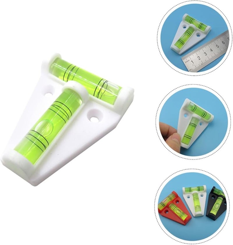 مستوى الفقاعة المغناطيسي على شكل حرف T مع قارورتين مزدوجتين أداة خفيفة الوزن لقياس الأسطح - Image 3